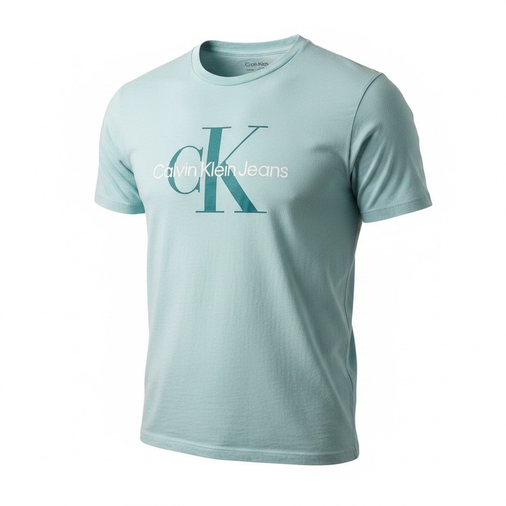 Calvin Klein‎ Jeans Mens XL Light Teal
Graphic Logo Short Sleeve Cotton T-Shirt